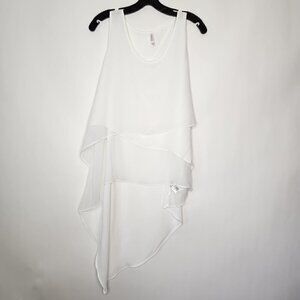 Xhilaration White Strap Top